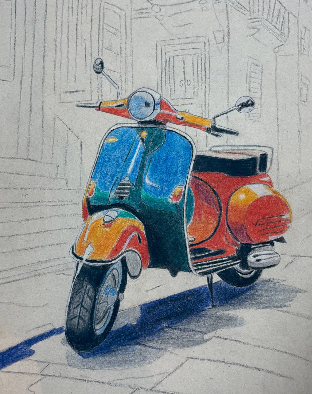 آموزش نقاشی سیاه قلم